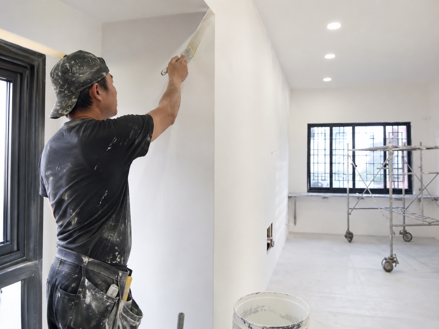 工業塗裝施工現場